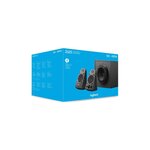 Logitech z625 système de haut-parleurs 2.1 subwoofer  thx  400w en puissance  basses puissantes  multidispositifs  entrée optiqu