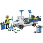 PLAYMOBIL 71433 - Agent d'entretien voirie avec véhicule électrique