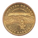 Mini médaille monnaie de paris 2007 - grottes de sare