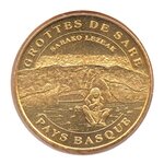 Mini médaille monnaie de paris 2007 - grottes de sare