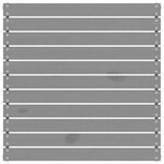 vidaXL Salon de jardin 3 Pièces avec coussins Gris Bois de pin massif