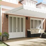 vidaXL Toile de rechange pour store banne Blanc 600 × 300 cm Toile