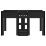 vidaXL Lit Superposé pour Enfants avec stockage Chêne noir 80 x 200 cm
