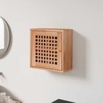 vidaXL Armoire murale 42x18x42 cm Bois massif de noyer