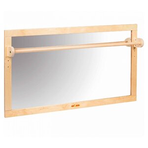 Miroir pour jeunes enfants en bois - jeu Montessori