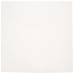 vidaXL Tapis en Fourrure Synthétique de Lapin Olite Crème 160 x 160 cm