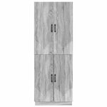 vidaXL Ensemble de Meubles 2 Pièces Sonoma gris Bois d'ingénierie