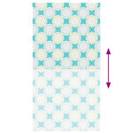 vidaXL Store enrouleur de douche 120x240 cm largeur du tissu 116 cm