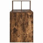vidaXL Bureau Chêne fumé 108 x 55 x 103 5 cm Bois d'ingénierie