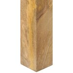 vidaXL Table console 110x35x76 cm Bois de manguier brut