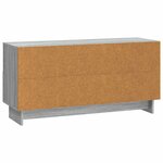 vidaXL Meuble TV Sonoma gris 102 x 34 5 x 50 cm Bois d'ingénierie