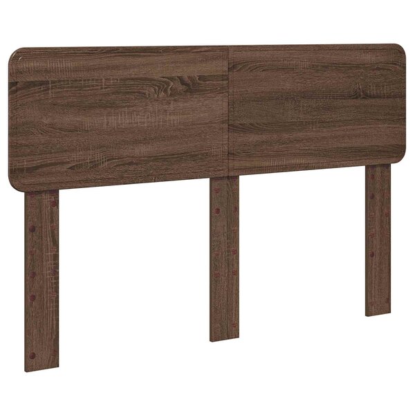 vidaXL Tête de lit Chêne brun 140 cm Bois d'ingénierie