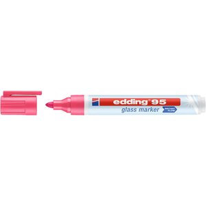 Marqueur pour verre 95 rose 1 5-3 mm x 10 EDDING