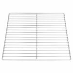 vidaXL Grille de barbecue Argent 40 x 35 cm Acier inoxydable