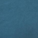 vidaXL Lit avec matelas Dover bleu 100x200 cm velours