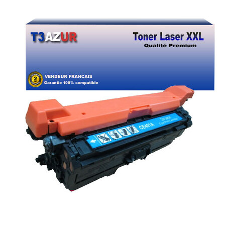 T3AZUR - Toner compatible avec Canon 723H / 732H pour Canon LBP-7750Cdn  LBP-7780Cx Cyan - 6 000p