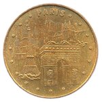 Mini médaille monnaie de paris 2008 - quatre monuments parisiens