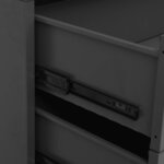 vidaXL Armoire à tiroirs industrielle Anthracite 78x40x93 cm Métal