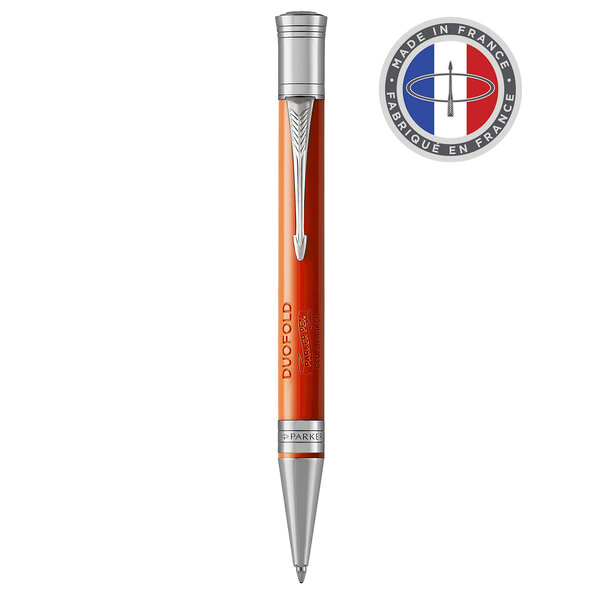 PARKER Duofold Stylo bille  Big Red Vintage  Recharge noire pointe moyenne  Coffret cadeau