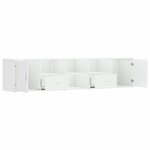 vidaXL Armoire d'angle blanc 200x40x45 cm bois d’ingénierie