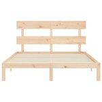 vidaXL Cadre de lit sans matelas 160x200 cm bois massif de pin