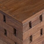 vidaXL Tabouret Naturel 29 x 29 x 48 cm Bois massif de récupération