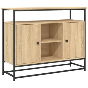 vidaXL Buffet chêne sonoma 100x35x80 cm bois d'ingénierie