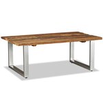 vidaXL Table basse Bois de récupération massif 100x60x38 cm