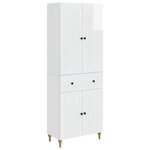 vidaXL Ensemble de Meubles 2 Pièces 66 x 34 5 x 90 cm Bois d'ingénierie