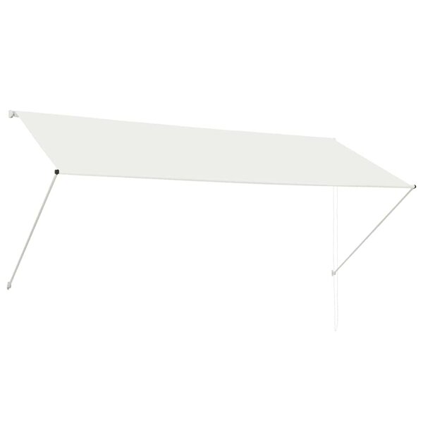 vidaXL Auvent rétractable 300x150 cm Crème