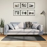 vidaXL Tapis IZA poils courts style scandinave anthracite 80x150 cm