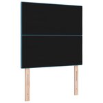vidaXL Tête de lit Bleu foncé 90 cm Velours