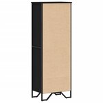 vidaXL Bibliothèque noir 50x31x137 5 cm bois d'ingénierie
