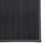 vidaXL Tapis rectangulaire gris 70x1000 cm bambou