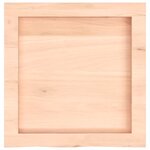 vidaXL Étagère murale 40x40x(2-6)cm bois de chêne massif non traité
