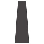 vidaXL Braise Noir 50 x 35 x 100 cm Acier