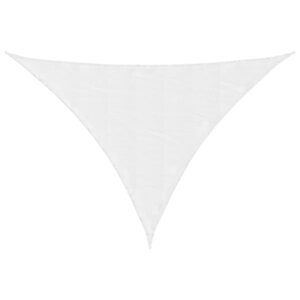 vidaXL Voile de parasol tissu oxford triangulaire 3x4x4 m blanc