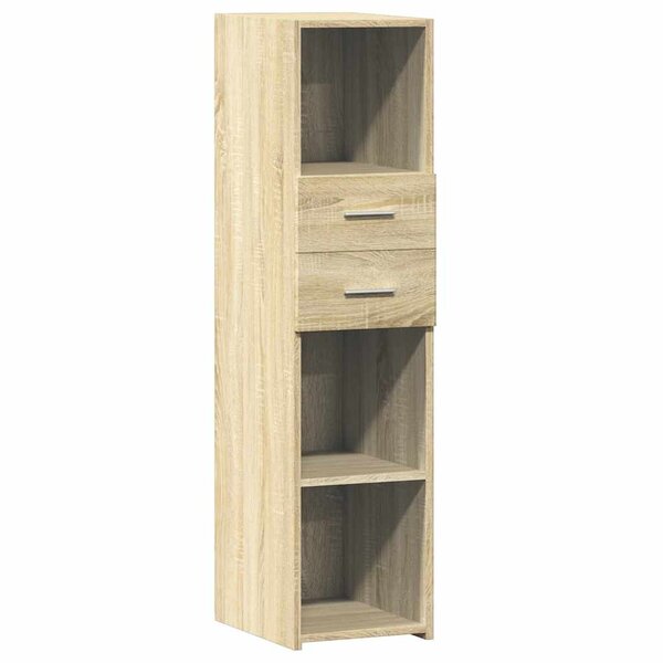 vidaXL Buffet haut chêne sonoma 30x42 5x124 cm bois d'ingénierie