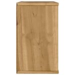 vidaXL Meuble TV ODDA 79x24x40 cm bois massif pin