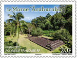 Timbre Polynésie Française - Le Marae 'Arahurahu