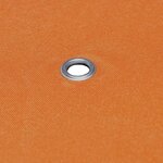 vidaXL Recouvrement de remplacement d'auvent 310 g/m² Orange 3x4 m