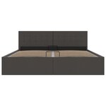 vidaXL Cadre de lit à rangement hydraulique sans matelas 180x200 cm