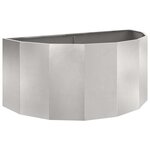 vidaXL Jardinière Argent 120 x 60 x 50 cm Acier inoxydable