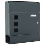 Profirst mail pm 830 boîte aux lettres anthracite
