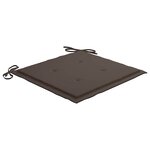 vidaXL Chaises pliables de jardin lot de 8 avec coussins Bois d'acacia