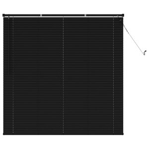 vidaXL Store Vénitien Réglable Noir 150 x 160 cm PVC