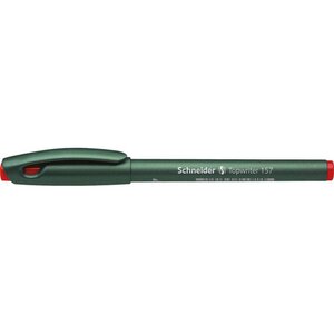Stylo fibre Topwriter 157 Pointe 08 rouge SCHNEIDER