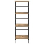 vidaXL Étagère Chêne artisanal 40 x 29 5 x 115 cm Bois d'ingénierie
