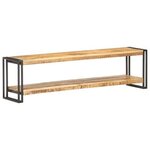 vidaXL Meuble TV 150x30x40 cm Bois de manguier brut