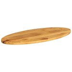 vidaXL Dessus de table 110x40x2 5 cm ovale bois massif de manguier